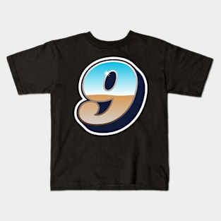 Chrome number 9 Kids T-Shirt